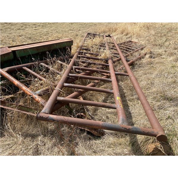 2- Steel fence line feeder panels