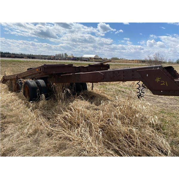 Tandem Axle, trailer frame, pindle hitch