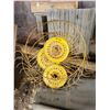 Image 1 : 2- Hay rake wheels (missing teeth)