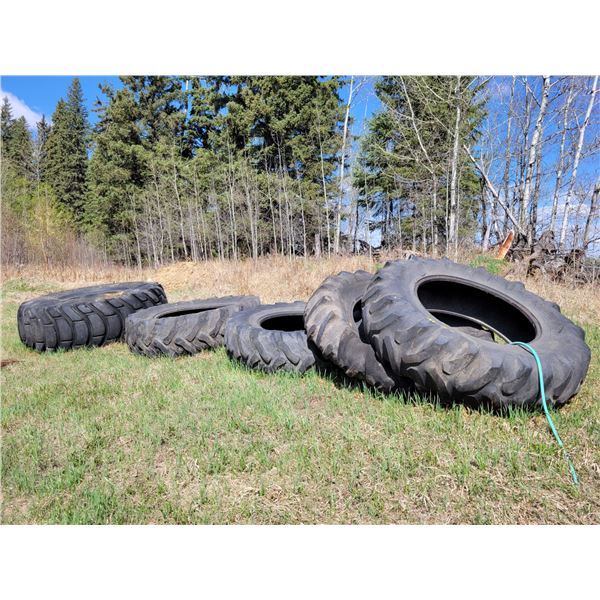 5- Used tractor tires