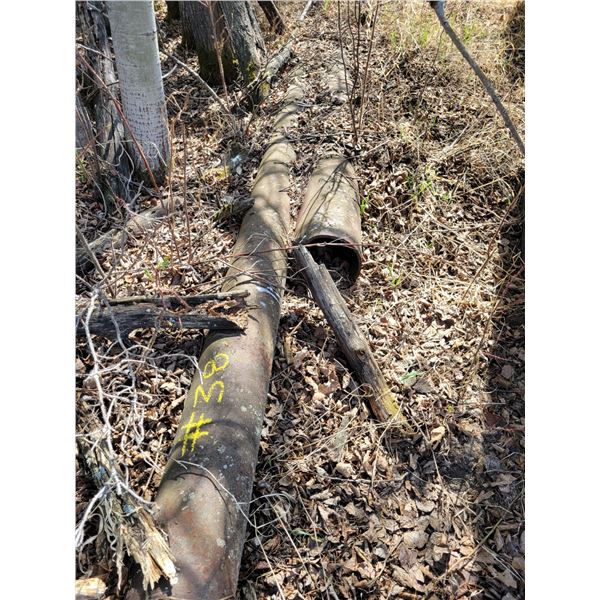 2- Lengths of approx. 10 inch heavy wall pipe