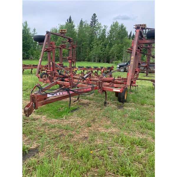MF 24 ft Cultivator, 3 Bar Harrows (buyer responsible to remove)