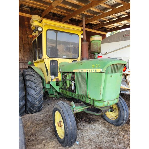JD 4020 Diesel Tractor, Cab, Single Hyd, SN. 22T17324 (Had running May 27th- Had to pull start)