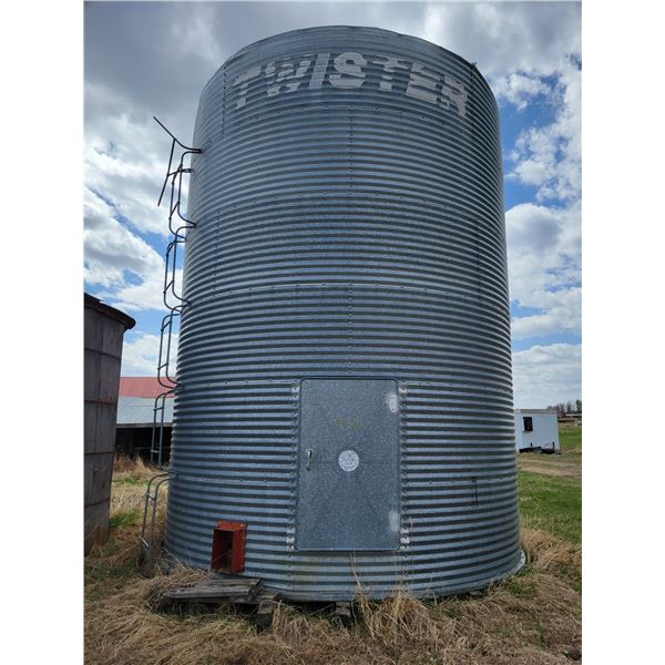 Twister open top, 6-ring bin c/w ladder