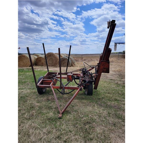 Trail type post pounder