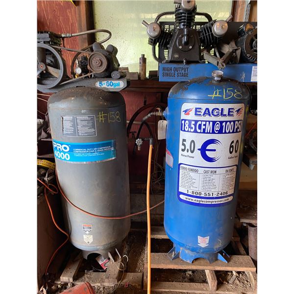 2- Compressors. 1 comes with 3 cylinder & 1 comes with one cylinder, Working