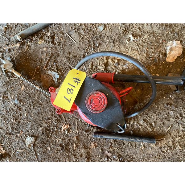 Air hyd jack. Approx 20 ton.