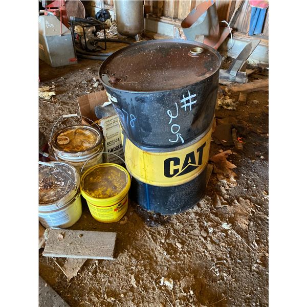 Various oils & filters, plus antifreeze.