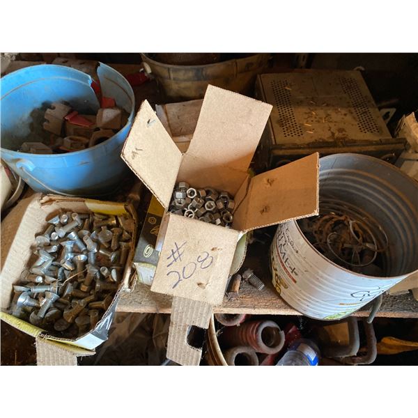 Various bolts, nuts, and screws.