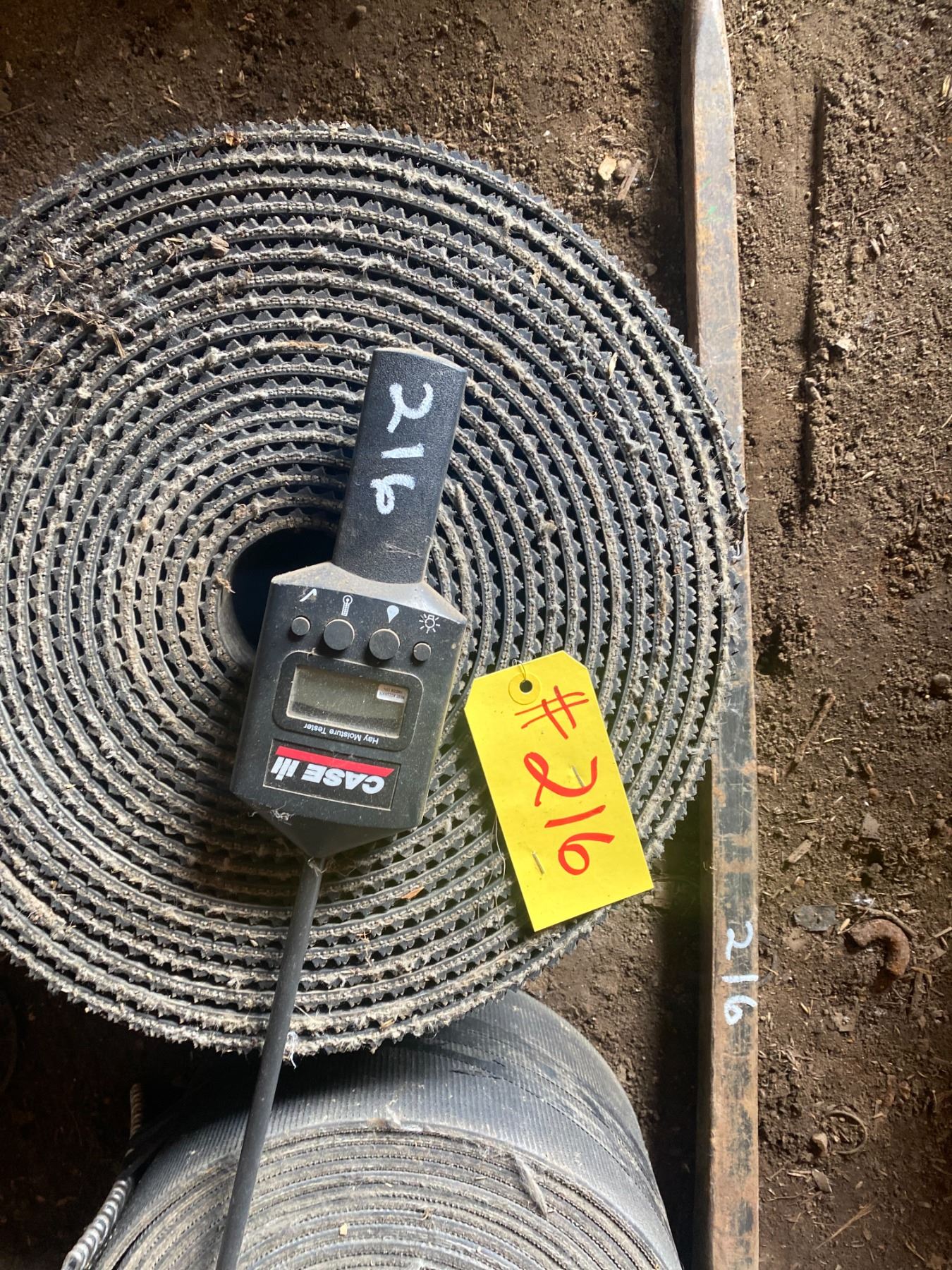 Case bale probe, 2- rolls of belting & bale spear