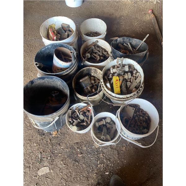 Approx. 11- Pails of bolts