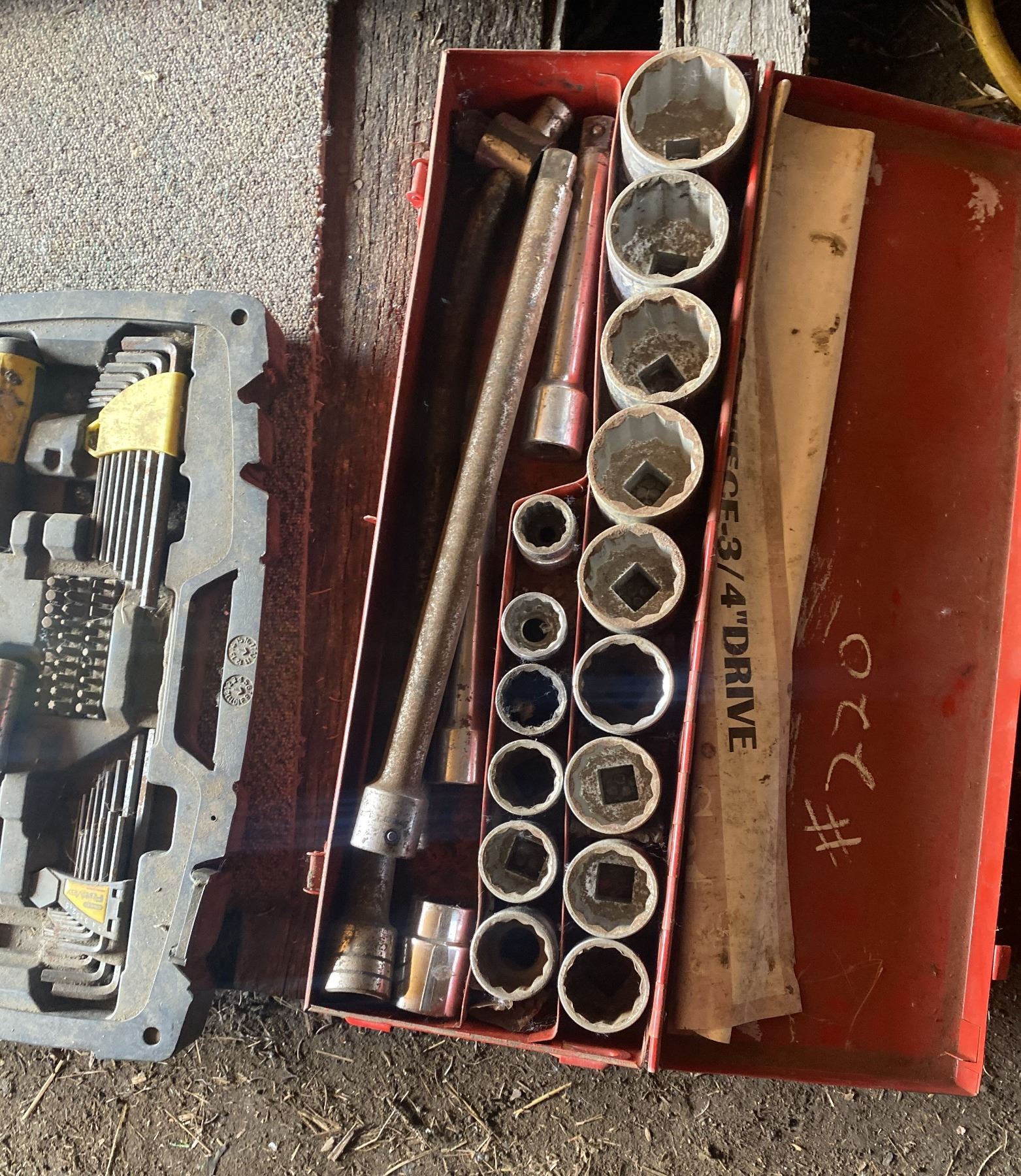 3/4 inch socket set, 3- socket sets