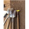 Image 2 : 3- Shovels axe, fork