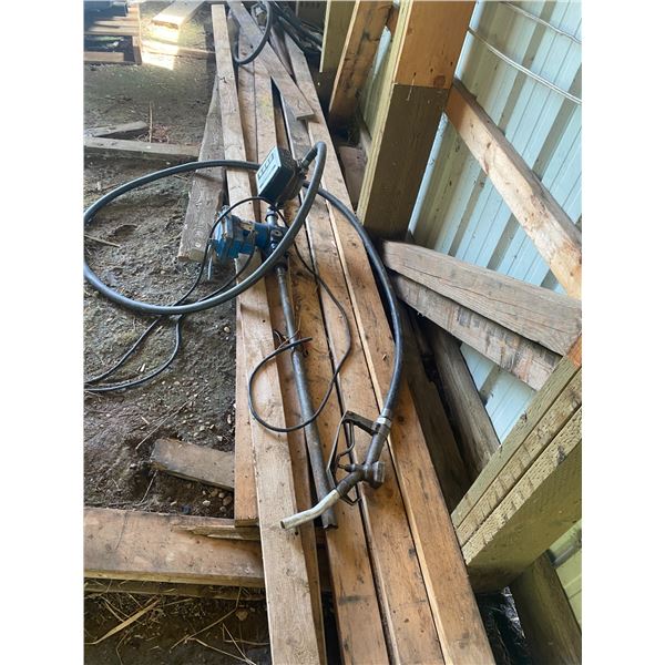 3- Fuel pumps & 2x4's
