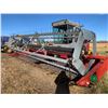 Image 2 : MF 885 Swather, silver cab c/w UII Pickup Reels, 34561 hrs, SN. 2934.C001190