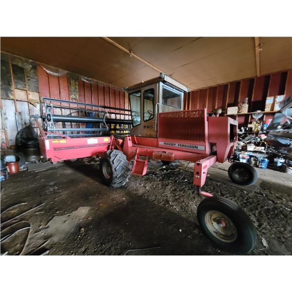 MF 885 Swathers c/w UII Pickup Reels, SN. C000296