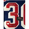 Image 2 : HENRIK LUNDQVIST SIGNED NY RANGERS TRIPLE INSCRIBED PRO JERSEY (FANATICS COA)
