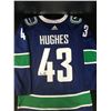 Image 1 : QUINN HUGHES SIGNED VANCOUVER CANUCKS ADIDAS PRO JERSEY (JSA COA)