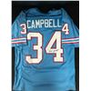 Image 1 : EARL CAMPBELL SIGNED HOUSTON OILERS PRO JERSEY (JSA COA)
