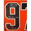 Image 2 : CONNOR MCDAVID SIGNED LIMITED EDITION JERSEY 69/97 UPPER DECK COA