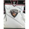 Image 1 : PAT QUINN AND GORDIE HOWE DUAL SIGNED GAME USED VANCOUVER GIANTS JERSEY (MULTIPLE COAS)