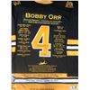 Image 1 : LTD. EDITION BOBBY ORR SIGNED BOSTON BRUINS CAREER STAT JERSEY (GNR COA) 12/44