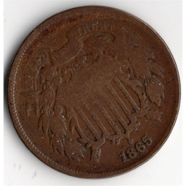 1865 2 Cent Piece