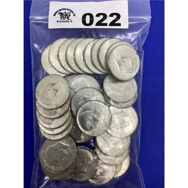 KENNEDY HALVES 40% (40 COINS)