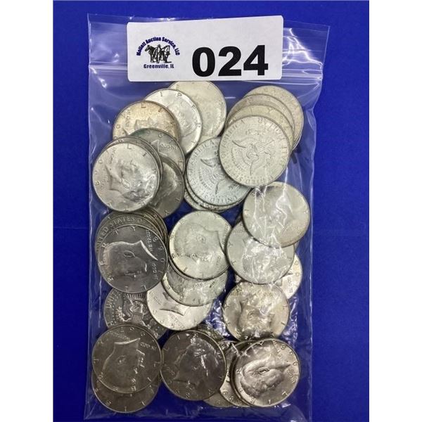 KENNEDY HALVES 40% (40 COINS)