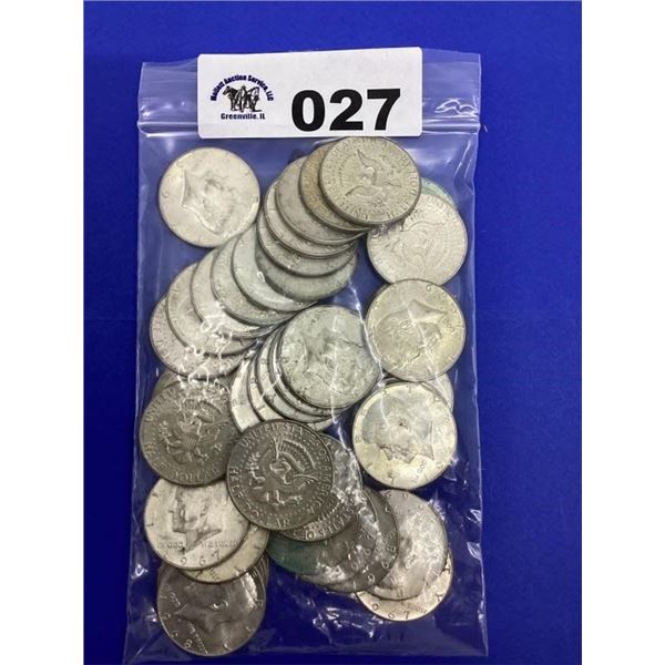 KENNEDY HALVES 40%  (40 COINS)