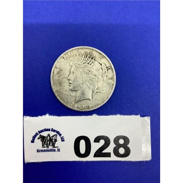 PEACE DOLLAR 1922-D