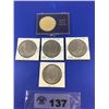 Image 1 : EISENHOWER DOLLARS (5 coins)