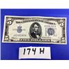 Image 1 : 1934 FIVE DOLLAR BLUE SEAL SILVER CERTIFICATE