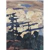 Image 2 : Group of 7 A.J. Casson Art Print Matted, With a Mid Century Modern Teak Wooden Book/Art Stand