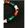 Image 2 : Multi Coloured Jade Bracelet