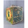 Image 8 : 4 Vintage Collectible Tins Including Large Bisquit Tin Approx. 9" x 9" x 9 1/2"