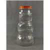 Image 2 : Vintage Glass Owl Money Bank Jar, Bambino Olives