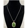 Image 1 : Sterling Silver BCJade Pendant & Sterling Silver Chain