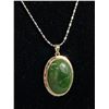 Image 2 : Sterling Silver BCJade Pendant & Sterling Silver Chain