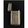 Image 2 : Antique Sterling Silver Large Rare Size Match Box