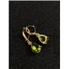 Image 2 : Vintage Green Dangle Earrings