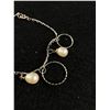Image 2 : Sterling Silver with Genuine Pearl Bracelet