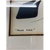 Image 2 : Aboriginal Framed Print "Proud Male" By Benjamin Chee Chee. Approx. 11" x 14"