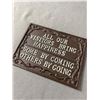 Image 2 : Heavy Metal Visitors Sign, Mermaid Bottle Opener & Otter Carving