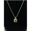 Image 2 : Sterling Silver Amber Pendant & Sterling Silver Chain