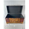 Image 2 : Laquered Wood Storage Chest. Approx. 21" X 10" x 10 1/2"