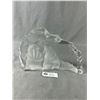 Image 2 : Kosta Boda Heavy Glass Etched Walruses. Approx. 10" x  6 3/4"