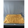 Image 1 : Vintage 1930's-40"s Gold Coloured Bed Quilt