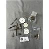 Image 1 : Lot of Vintage Watch & Clock Parts Faces Etc