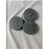 Image 2 : Hockey Lot - Gemmy Mouse Singing "The Hockey Song", Pucks, Frank Mahovlich Figure & More